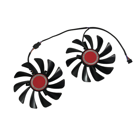 2pcs/set 85MM/95mm Alternative FDC10U12S9-C CF1010U12S GPU Fan For XFX RX 580 RX590 HIS RX580 IceQ RX570 Graphics Card Cooling ► Photo 1/6