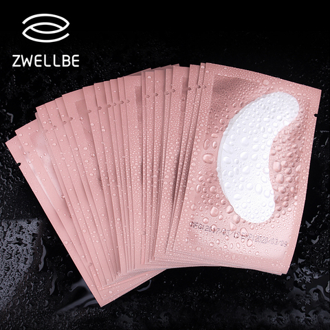 100 Pairs/Pack Women Under Eye Pads Patches Eyelash Extension Eye Lash Paper Stickers Patches Application Make Up Tools ► Photo 1/6