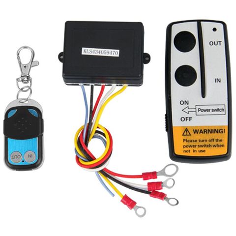 12V 12Volt 50ft Winch Wireless Remote Control Set for Truck Jeep ATV Warn Ramsey ► Photo 1/6