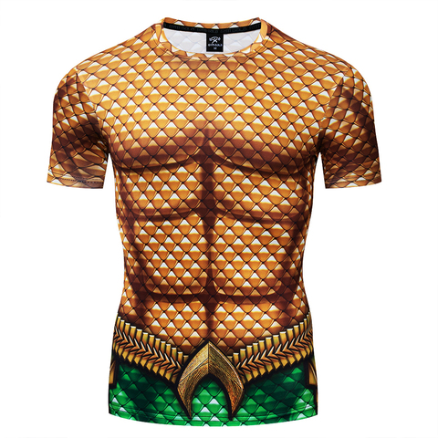 2022 t shirt men brand compression shirt shazam t-shirt 3d pattern print fitness funny t shirts fashion style ► Photo 1/6