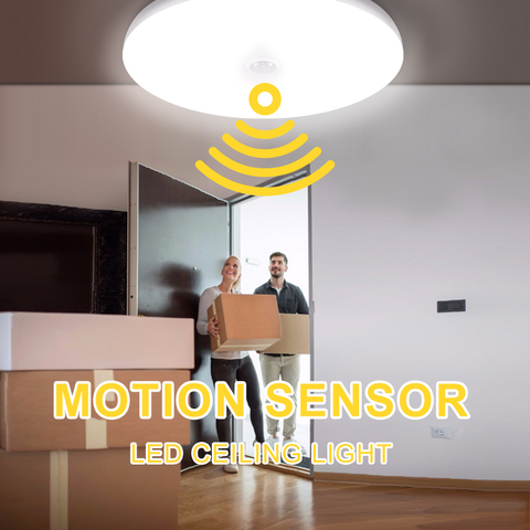 LED Ceiling Lights Motion Sensor Light Cold White 12W 15W 30W 40W 50W Sensor Light LED Ceiling Lamp for Living Room ► Photo 1/6