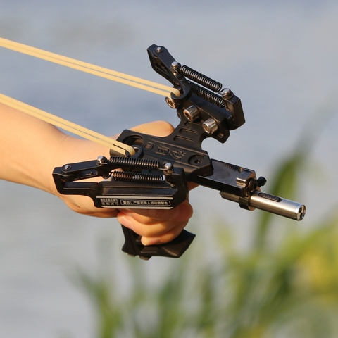 Laser Slingshot High Velocity Elastic Hunting Fishing Slingshot Shooting Catapult Bow Arrow Rest Bow Sling Shot Crossbow Bolt ► Photo 1/5