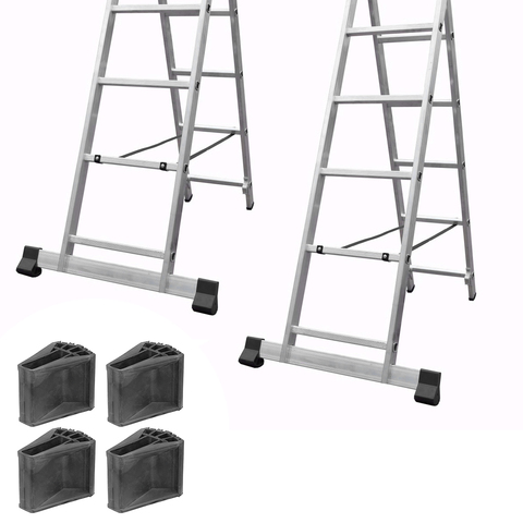 4pcs Folding Ladder Feet Covers Versatile Ladder Leg Covers Non-slip Ladder Pads ► Photo 1/6