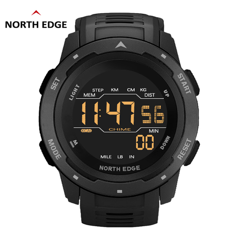 NORTH EDGE Digital Watch Men Military watch Sports Watches Fashion Running Sports Swimming Waterproof 50M Men's Electronic clock ► Photo 1/6