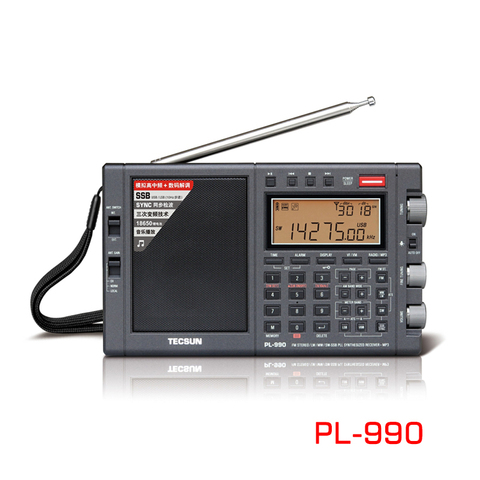 Tecsun PL-990 Portable Stereo Radio High Performance Full Band Digital Tuning FM AM Radio SW SSB with Bluetooth receiver ► Photo 1/6