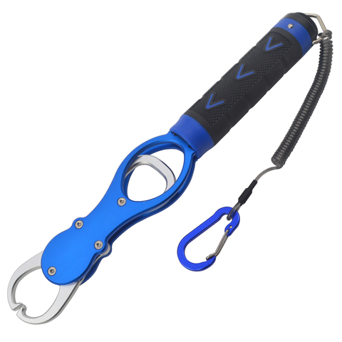 15kg/33LB Weigh Stainless Steel Portable Fish Lip Grip Grabber Fishing Gripper with Weight Scale &  Fishing Tool Tackles ► Photo 1/6