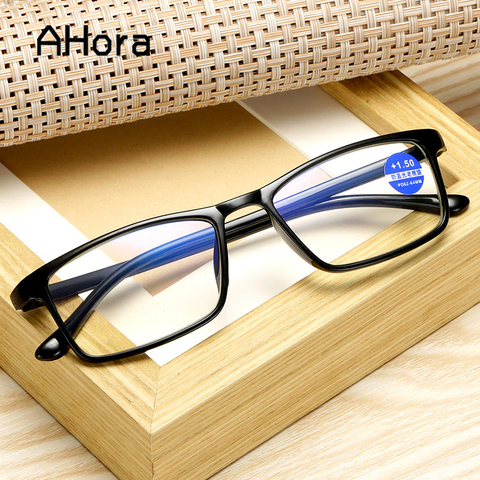 Ahora Anti Blue Light Blocking Reading Glasses Men Women TR90 Lightweight Presbyopia Eyeglasses Unisex +1.0 1.50 2.0 2.5 3 3.5 4 ► Photo 1/6