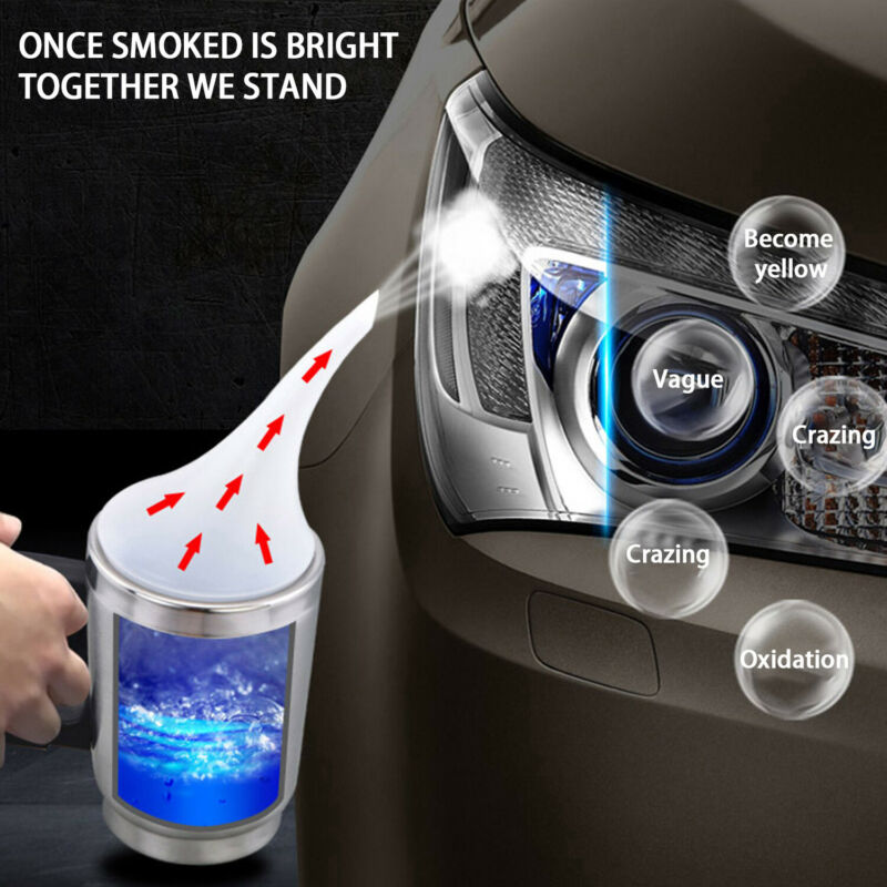 New Car Headlight Lens Repair/Restoration Polishing Kit Heating Atomization Cup O0I3 Durable And Practical ► Photo 1/6