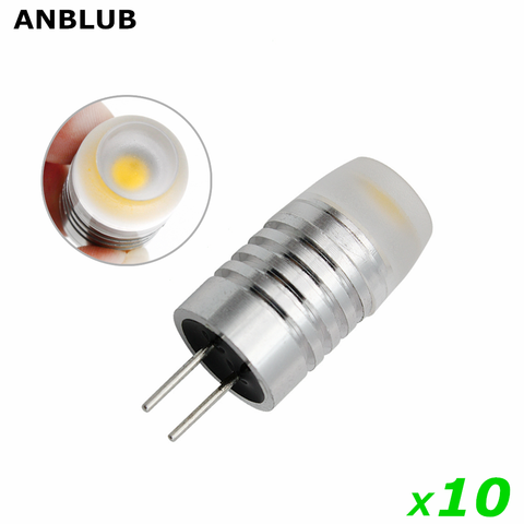 Geschatte indruk Derde 10pcs/lot Aluminum Lamparas Dimmable G4 LED 1W Light DC 12V Lamp Led  Replace 20W 30W Halogen Bulb Chandeliers Spotlight - Price history & Review  | AliExpress Seller - ANBLUB Official Store | Alitools.io