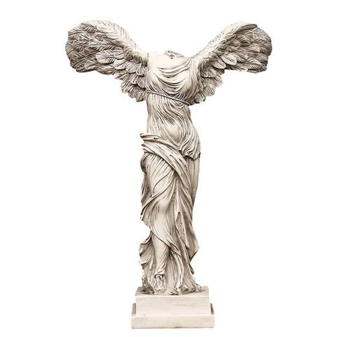 Vintage Abstract Goddess Statues Resin Ornaments Home Decoration Victory Goddess Figurine Sculpture Angel Wings Miniature Model ► Photo 1/6