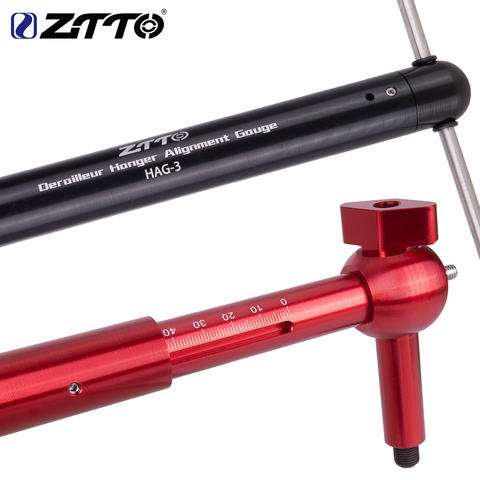 ZTTO Derailleur Hanger Alignment Gauge HAG-3 Professional Bicycle Tool Measure Straighten MTB Dropout repair Tool Road Bike ► Photo 1/6