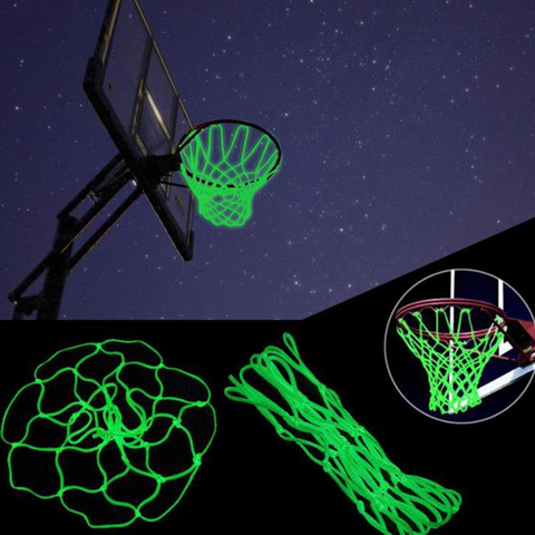 Green Fluorescent Basketball Net Luminous Basketball Net Night Sports Fluorescent Standard Basketball Net Color Random ► Photo 1/6