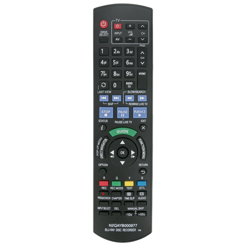 New N2QAYB000977 Replaced Remote Control fit for Panasonic DMR-BWT740 DMR-BWT945DMR-XW440 Blu-Ray Disc Recorder ► Photo 1/4