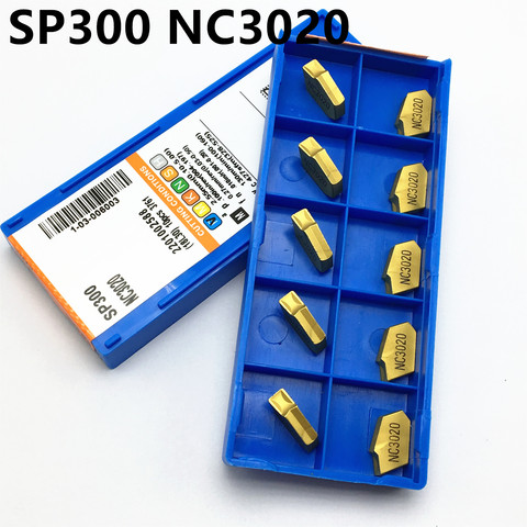 10PCS SP200 / SP300 / SP400 / NC3030 / NC3020 / PC9030 Insert Carbide Slotted Blade ZQ2022 Tool ZQ2525 Slot Tool Holder ► Photo 1/6