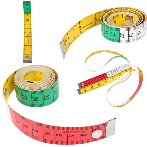 1PC Body Measuring Ruler Sewing Tailor Tape Measure Mini Soft Flat Ruler Centimeter Meter Sewing Measuring Tape 60in 1.5m ► Photo 1/6