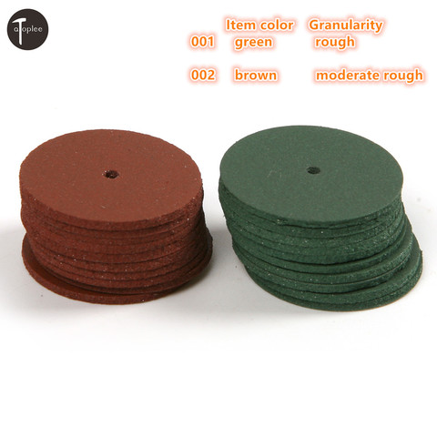 10PCS Rough/Moderate Rough Polishing Wheel Rubber Grinding Wheel For Metal Alloy Jewelry Mini Ultra-thin Rotary Dremel Tools ► Photo 1/6