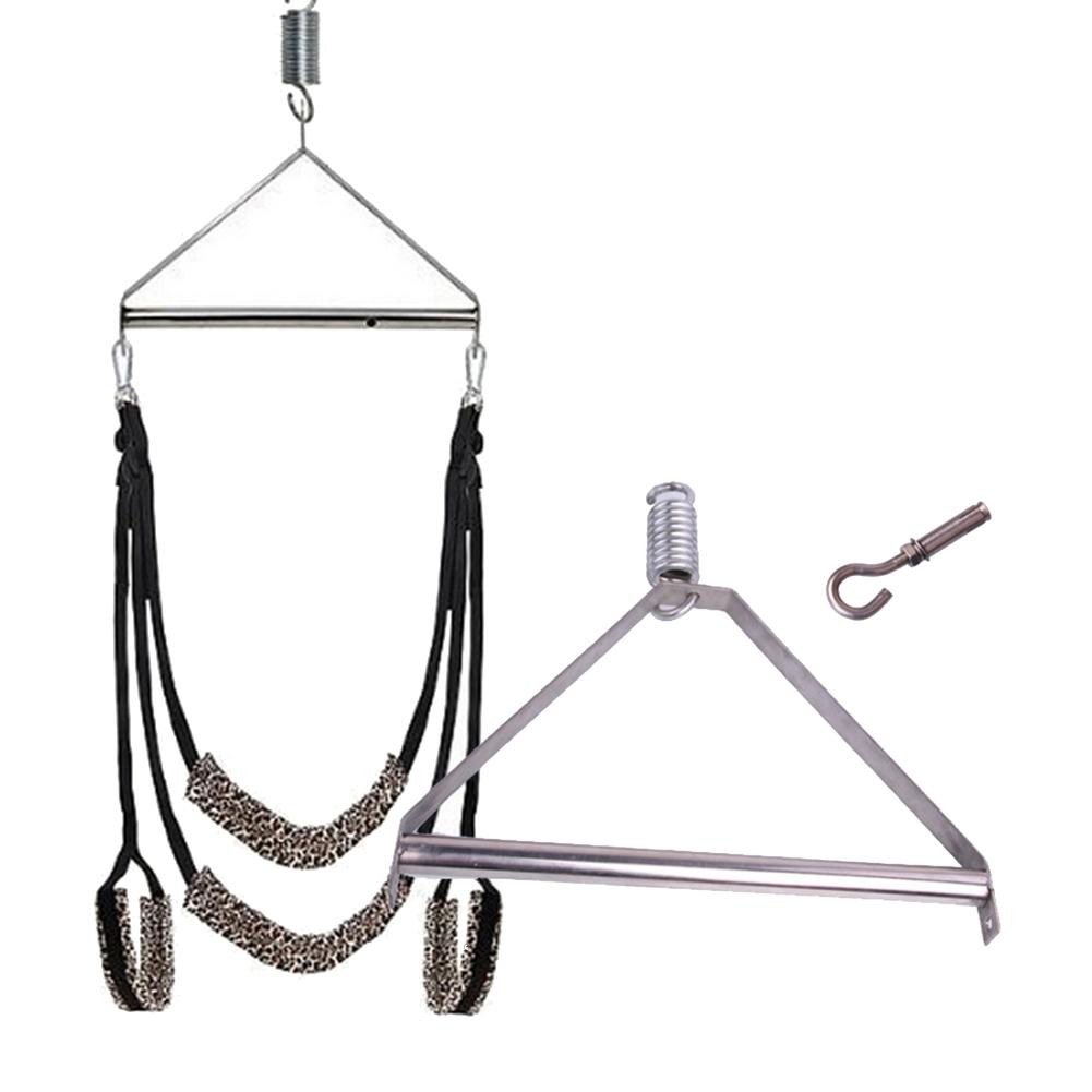 Strong Stainless Steel Tripod Sex Swing Hanger with Springs Hooks Couple  Game Increase the quality of your sex life sex toys - Price history &  Review | AliExpress Seller - Sexy Pussycats