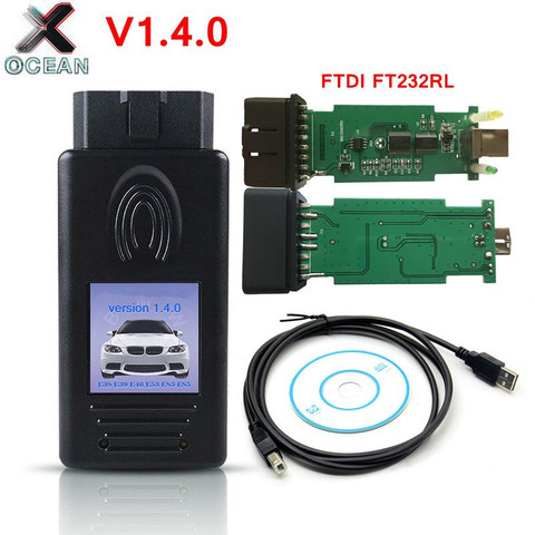 Never Locking OBD Fault Code Reader Diagnostic for BMW Scanner 1.4.0 for E35 E39 E46 E53 E83 E85 Code reader for BMW 1.4.0 ► Photo 1/6