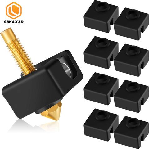 SIMAX3D 10pcs Silicone Sock 3D Printer Heater Block Cover for Creality CR-10, S4, S5, Ender 3, Anet A8, MK7/8/9 Hotend Extruder ► Photo 1/6