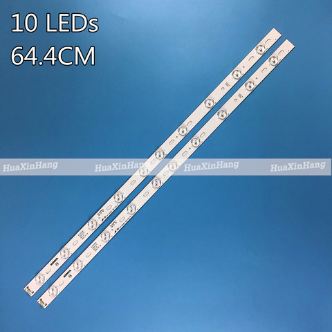 100%New For KONKA 32inch TV KL32GT618 LED backlight 35017727 10leds 64.4cm 1set=2 pieces ► Photo 1/6