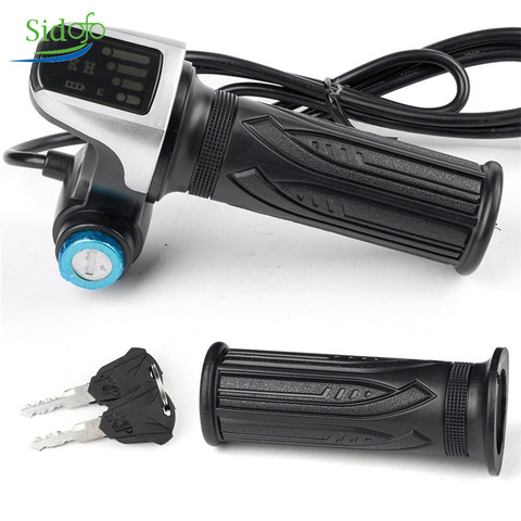 E Bikes Wuxing Throttle Mtb Bike Horn 36V Switches E-Bike Lcd Display Bicycle Accessories Forward Reversal Function  Kh-Dx ► Photo 1/6