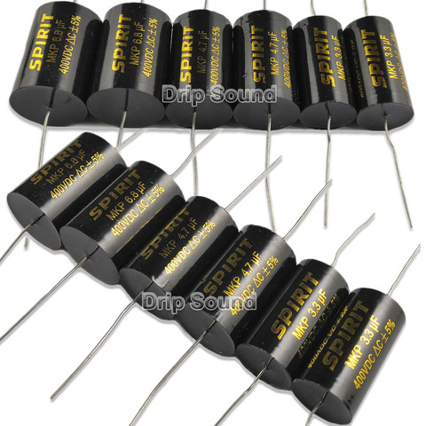 2pcs 2.2uF-6.8uF 400V Car Audio Speaker Frequency Divider Crossover Polypropylene Film Non-Polarity Capacitor ► Photo 1/1