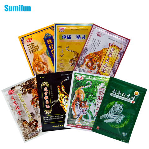 8Pcs/bag of 7 Different Types Tiger Balm Plaster Joint Arthritic Body Pain Relieving Pain Relief Patch Medical Ointment ► Photo 1/6