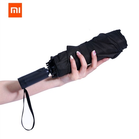 Xiaomi WD1 automatic umbrella Windproof Waterproof Sun Protection Ultralight Tri-fold umbrella Men /Women Portable mini umbrella ► Photo 1/6