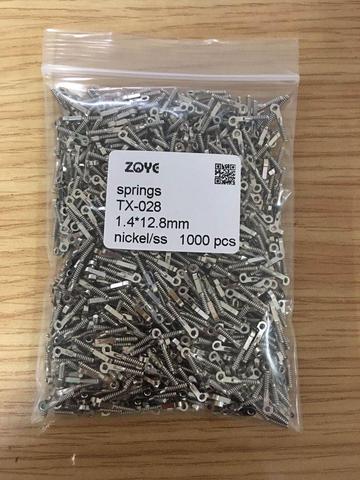 1.4mm spring insert for eyeglass spring hinge repair, 1000 pcs pack TX-028  stainless steel, broken hinges replacement part ► Photo 1/4