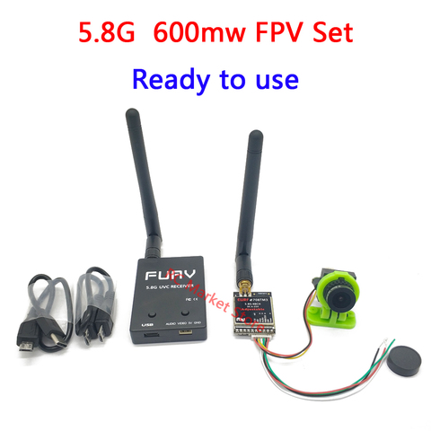 Ready to use 5.8G FPV Receiver UVC Video Downlink OTG VR Android Phone+ewrf 25mW/200mW/600mW  Transmitter+CMOS 1000TVL Camera ► Photo 1/1