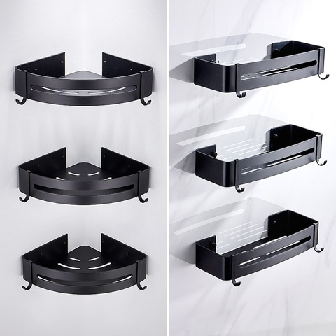 Quality Aluminum Bathroom Shelf 1/3Tiers Bath Shower Shelf Bath Shampoo  Holder Basket Holder Corner Shelf Chrome Bathroom Produc - Price history &  Review, AliExpress Seller - Decorating Store