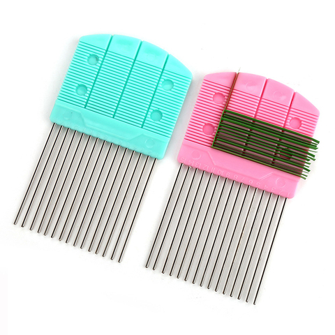 Quilling Paper Derivation Tools Paper Cutting Tool Green/Pink Craft Tools 80*142MM Cartoon Style 1Pcs DIY Handmade Weave Comb ► Photo 1/5