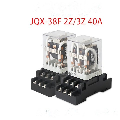 JQX-38F Silver Contacts 11Pins 2Z 3Z  High Power Relay 40A High Current Switch 220V/DC24/12V ► Photo 1/1
