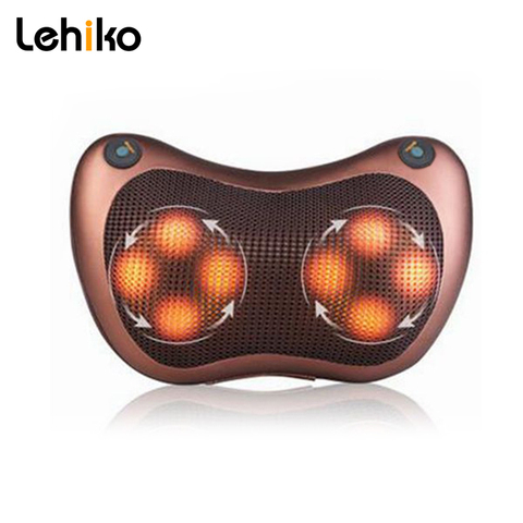 Neck Massager Car Home Cervical Shiatsu infrared Massage Neck Back Waist Body Electric Multifunctional Massage Pillow Cushion ► Photo 1/6