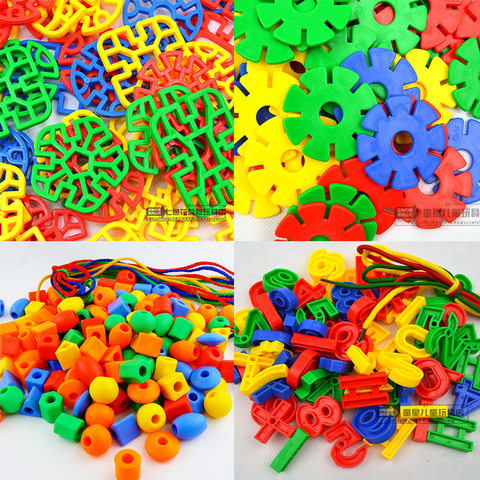Rocket Warhead Snowflakes Children Desktop Early Education Educational Plastic Mosaic Toys Kindergarten Building Blocks ► Photo 1/1