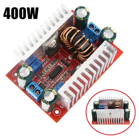 DC 400W Step-up Boost Converter Constant Current 8.5-50V to 10-60V Voltage Regulator Step Up Module Power Supply ► Photo 1/6