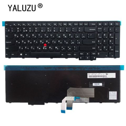 YALUZU New Ru Laptop keyboard for Lenovo ThinkPad W540 W541 W550s T540 T540p T550 L540 Edge E531 E540 0C44592 0C44913 0C44952 ► Photo 1/5