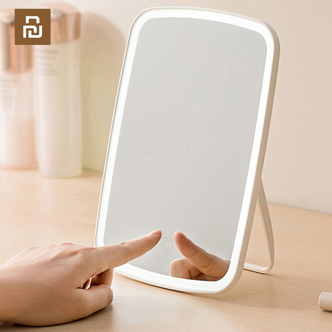 Original Youpin Led Light Mirror Jordan judy Intelligent  Makeup Mirrors Portable Rechargeable Desktop Touch-Screen Mirror ► Photo 1/6