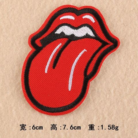 Tongue Eye Iron On Embroidered Clothes Patches For Clothing Stickers CDGY Garment DFord Wholesale ► Photo 1/6