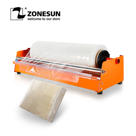 ZONESUN Manual Stretch Film Wrapping Machine Dispenser Tools Pallet Packing Equipment Film Package Machinery ► Photo 1/6