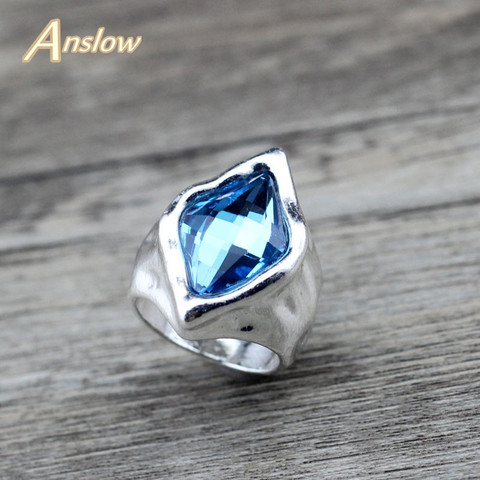 Anslow Wholesale Vintage Classic Retro Ring For Women Party Exaggerated Finger Wedding Rings Female Best Friend Mother LOW0040AR ► Photo 1/6