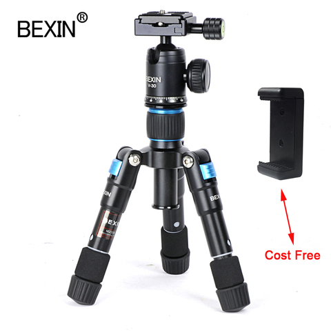Camera holder mini tripod tripod flexible mount travel tripod mobile phone stand for the dslr camera pnone on the table with 1/4 ► Photo 1/6
