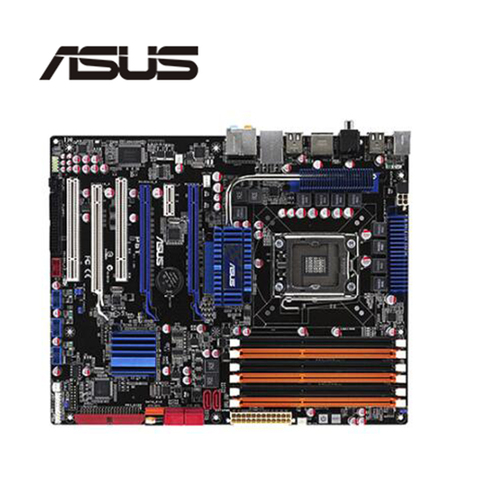 For ASUS P6T Used original motherboard Socket LGA 1366 DDR3 X58 X58M Desktop Motherboard ► Photo 1/1