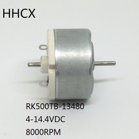 1PCS  Brand new Mabuchi Double output shaft RK-500TB-13480  micro DC motor RK-500TB precious-metal brush 14.4VDC 8000RPM ► Photo 1/4