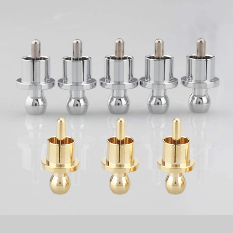 High Quality 8pcs Gold Plated RCA Cap Plug Short-Circuit Socket Phono Connector RCA Shielding jack socket protect cover caps ► Photo 1/6