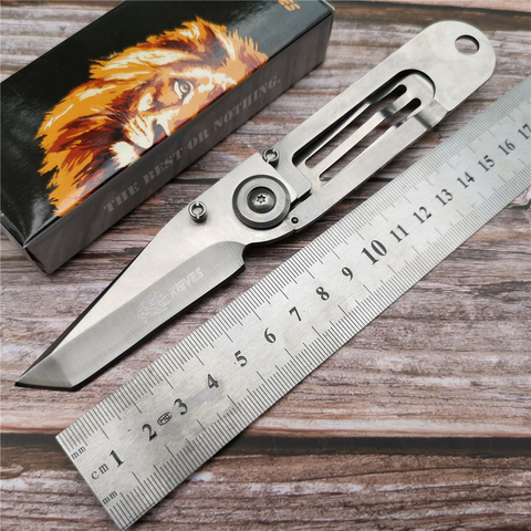 180mm MM unfolding length, stainless steel folding knife, outdoor camping cutting sharp pocket knife, jungle picking knife, tool ► Photo 1/1