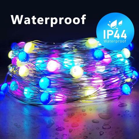 10M 20M Christmas Wedding Party Decoration Light WS2812B SK6812 Pixels RGB LED Fairy String Addressable Individually USB DC5V ► Photo 1/6