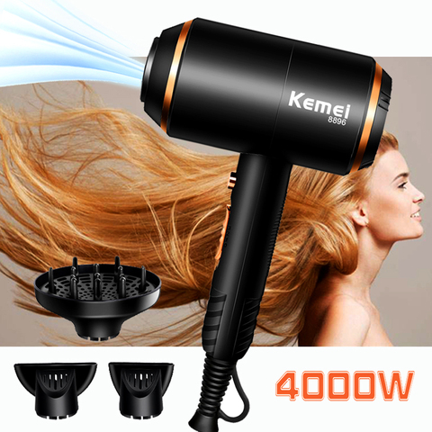 Strong Wind Power Electric Hair Dryer  Overheat Protection System New Hair Drying Machine No Injury Water Ions Hair Blower D43 ► Photo 1/6