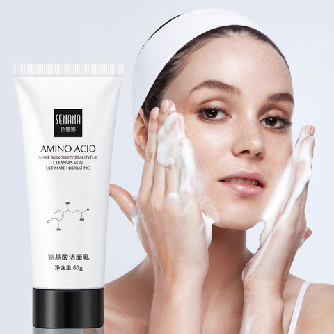 Nicotinamide Amino Acid Face Cleanser Facial Scrub Cleansing Acne Oil Control Blackhead Remover Shrink Pores Skin Care ► Photo 1/6