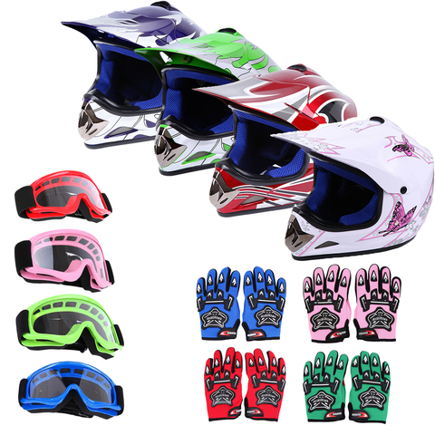 Samger DOT Kid Children Helmet Motorcycle Off Road Helmet Motocross Racing Helmet Full Face Helmet For Dirt Bike ► Photo 1/6